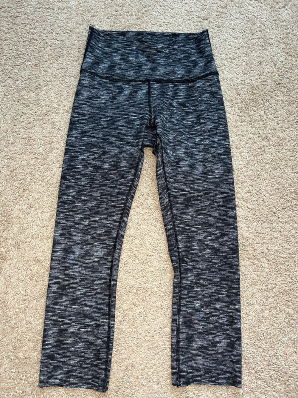lululemon athletica Black & Gray Heathered High-Rise Leggings